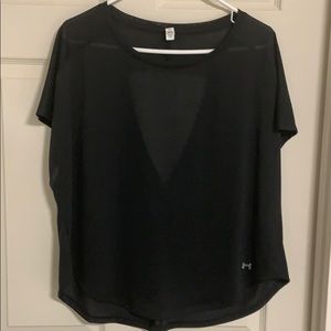Black under Armour top size L